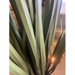 Stor kunstig busk med Allium hvid 70cm Stor kunstig busk med Allium hvid 70cm