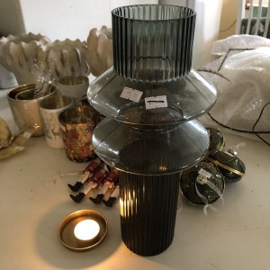 Høj vase antracit Høj vase antracit