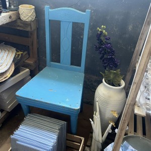 Antik blå stol