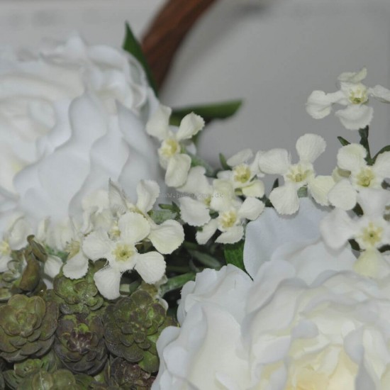 Kunstig Nellike Hvid - kunstig blomst Kunstig Nellike Hvid - kunstig blomst