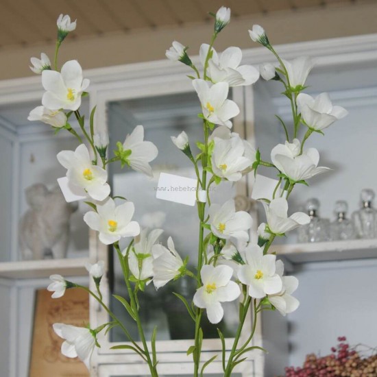 Kunstig Klokkeblomst 65cm Hvid - kunstig blomst Kunstig Klokkeblomst 65cm Hvid - kunstig blomst