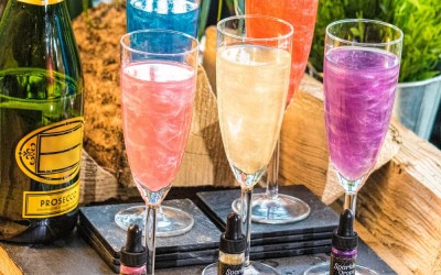 Ekslusive drinks med glitter og glimmer - sparkle drops
