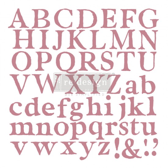 Stempel - Alfabetet i store og små bogstaver
