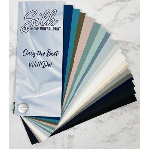 Farvekort 30 kort Fan Deck Silk All-in-one Mineral maling Farvekort 30 kort Fan Deck Silk All-in-one Mineral maling
