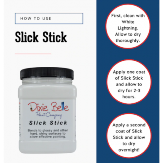 Slick Stick 8oz = 236 ml - Dixie Bell Hæftegrunder