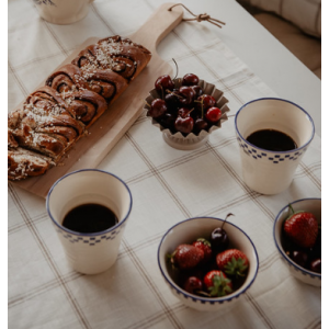 Latte kop Square Blue Nautico