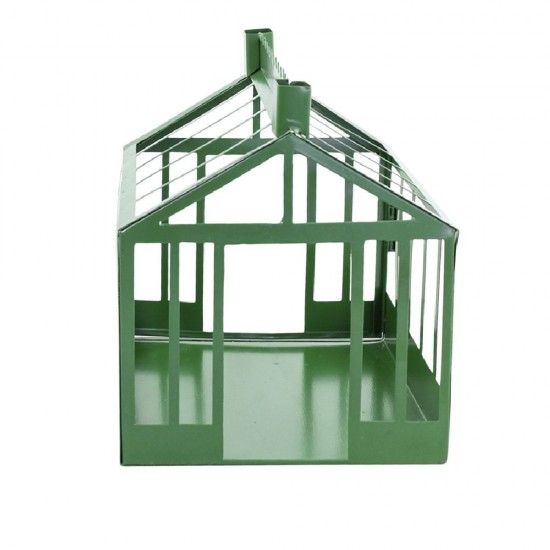 Væksthus L18cm Grøn Minidrivhus - til lys og blomster Væksthus L18cm Grøn Minidrivhus - til lys og blomster