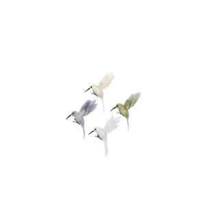 Kolibri på clips hvid Kolibri på clips hvid