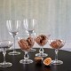 Dessert - cocktail glas med ranke slibning 12,5 cm - Kerstin