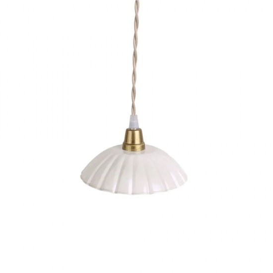 Loftslampe small Ingrid Antique white