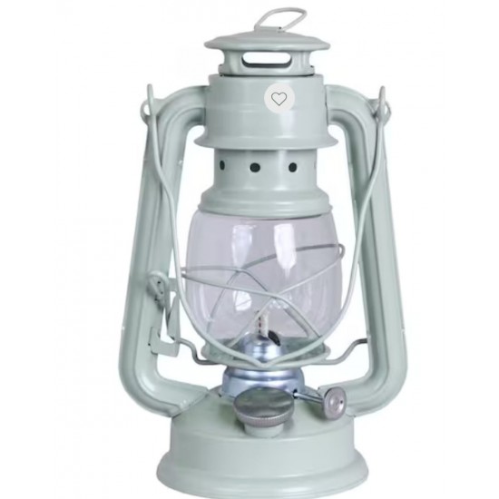 Stormlygte med hank lysegrøn