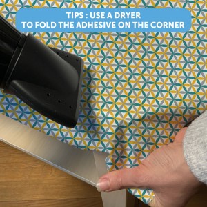 Folie Lenco deco Charleston vaskbar 45cmx2m