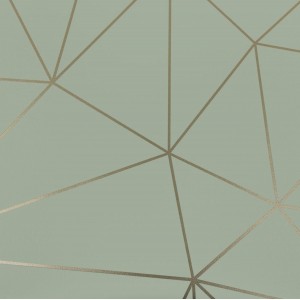 Folie Lenco deco Polygon Gold 45cmx2m