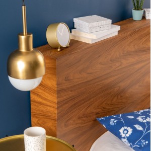 Folie Lenco deco fransk valnød 45cmx2m