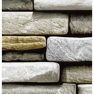 Folie Lenco deco Rectangle stone stenvægs look 45cmx2m