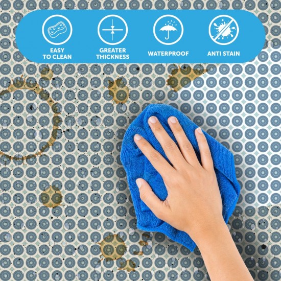 Folie Lenco deco Awale blue 45cmx2m Folie Lenco deco Awale blue 45cmx2m