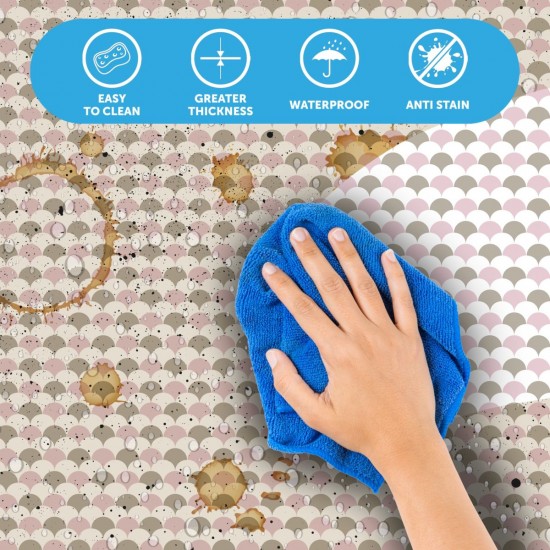 Folie Lenco deco Flakes vaskbar 45cmx2m Folie Lenco deco Flakes vaskbar 45cmx2m
