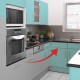 Folie Lenco deco Opal blå vaskbar 45cmx2m Folie Lenco deco Opal blå vaskbar 45cmx2m