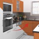 Folie Lenco deco Orange vaskbart 45cmx2m Folie Lenco deco Orange vaskbart 45cmx2m