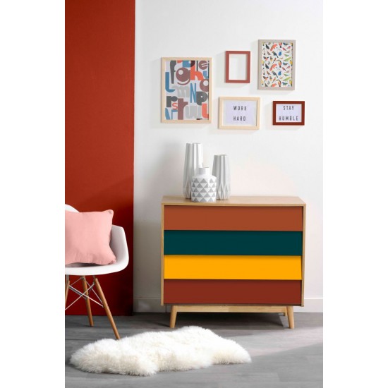 Folie Lenco deco Tomato red mat 45cmx2m Folie Lenco deco Tomato red mat 45cmx2m