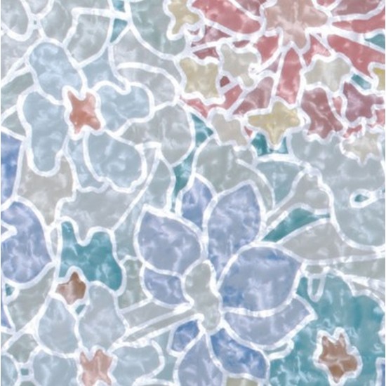 Folie Lenco deco Tulips 45cmx2m Folie Lenco deco Tulips 45cmx2m