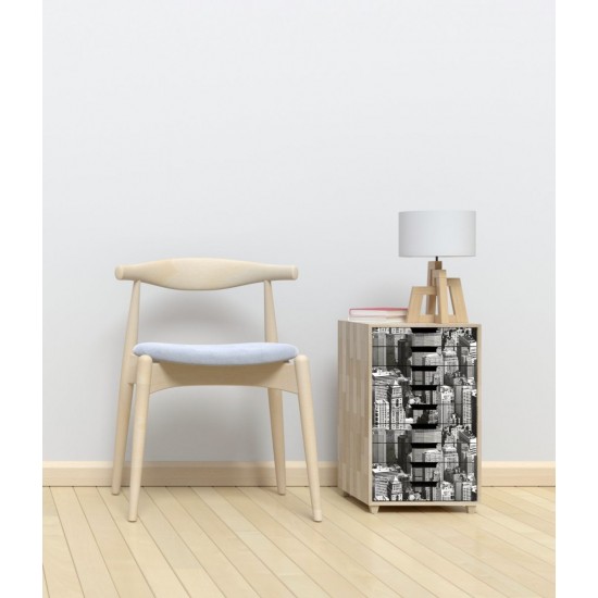Folie Lenco deco Urban sky 45cmx2m Folie Lenco deco Urban sky 45cmx2m