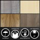 Folie Lenco deco Wooden plank stonewash 45cmx2m Folie Lenco deco Wooden plank stonewash 45cmx2m