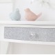Folie Lenco deco glitter sølv 45cmx2m Folie Lenco deco glitter sølv 45cmx2m