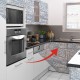 Folie Lenco deco marmor blå vaskbar 45cmx2m Folie Lenco deco marmor blå vaskbar 45cmx2m