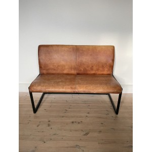 Perry loungesofa med læder B120cm Brugt Perry loungesofa med læder B120cm Brugt