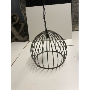 Globe pendel lampe i jerntråd H32cm Globe pendel lampe i jerntråd H32cm