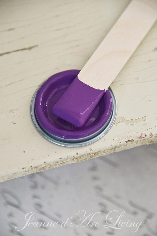Den nye Dark purple kalk maling