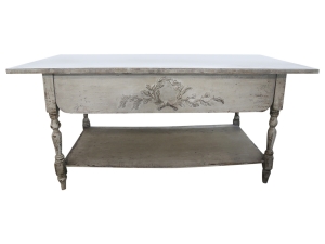 Mega lækkert anretterbord fra chic antique 176cm lang 81cm høj Sofabord antik