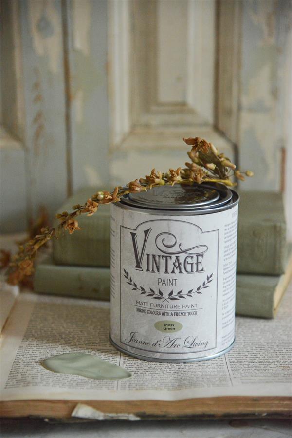 vintage paint moss green