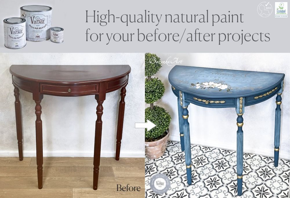 Eksempel med Royal Blue kalkmaling