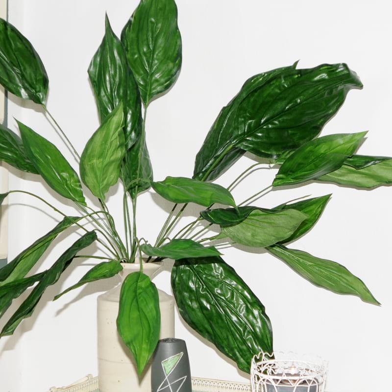 Kunstig plante med grønne blade 65cm høj Stor stueplante